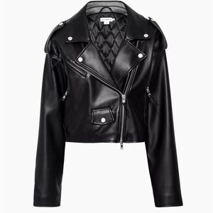 Good American Faux Leather Jacket size XXS/XS